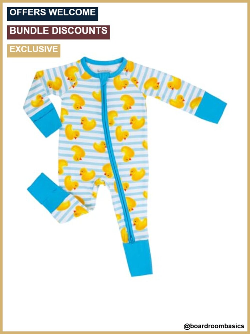 Bamboo Viscose Baby Footie Pajamas Convertible Sleepers Zip